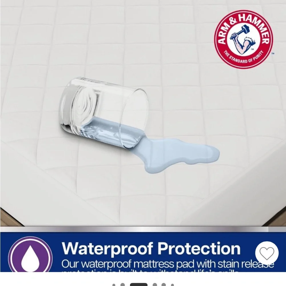 Arm & Hammer Supreme Loft Mattress Pad - White
